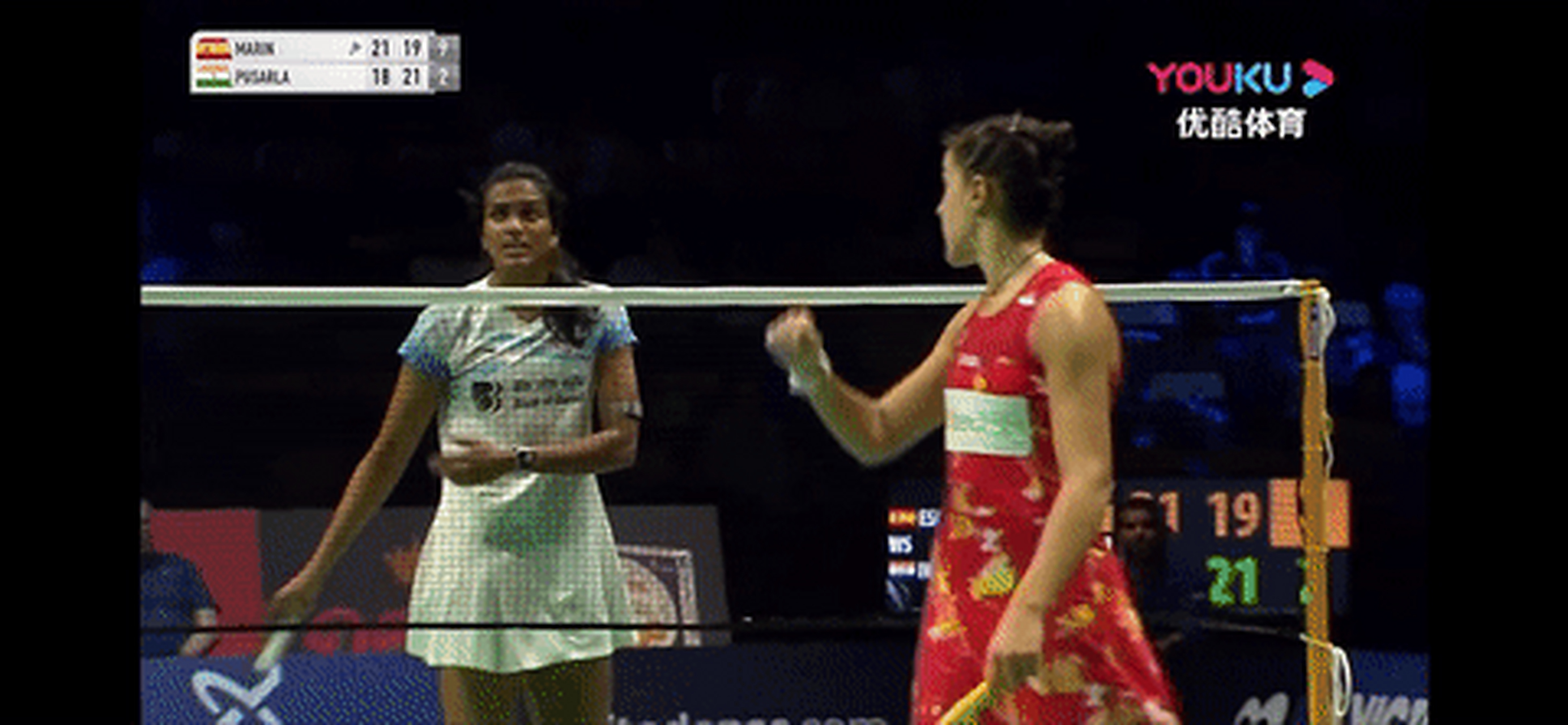 包含丹麦羽毛球队逆转印尼羽毛球队，辛杜绝境逆转的词条