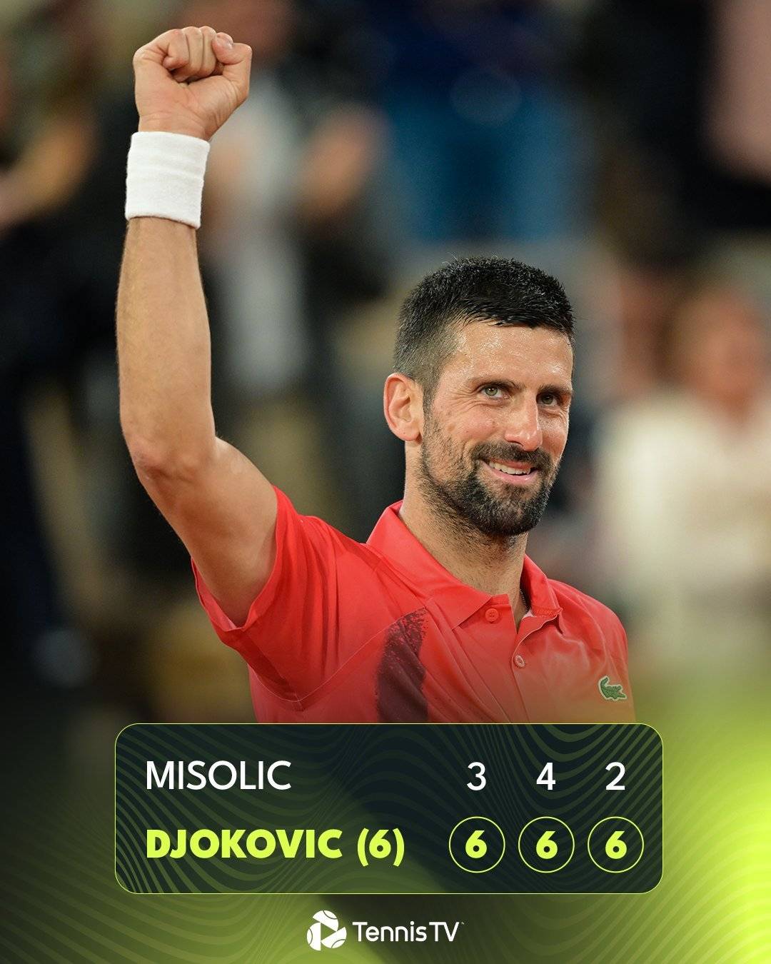 欧洲网球队绝杀法国网球队，德约科维奇完成帽子戏法的简单介绍